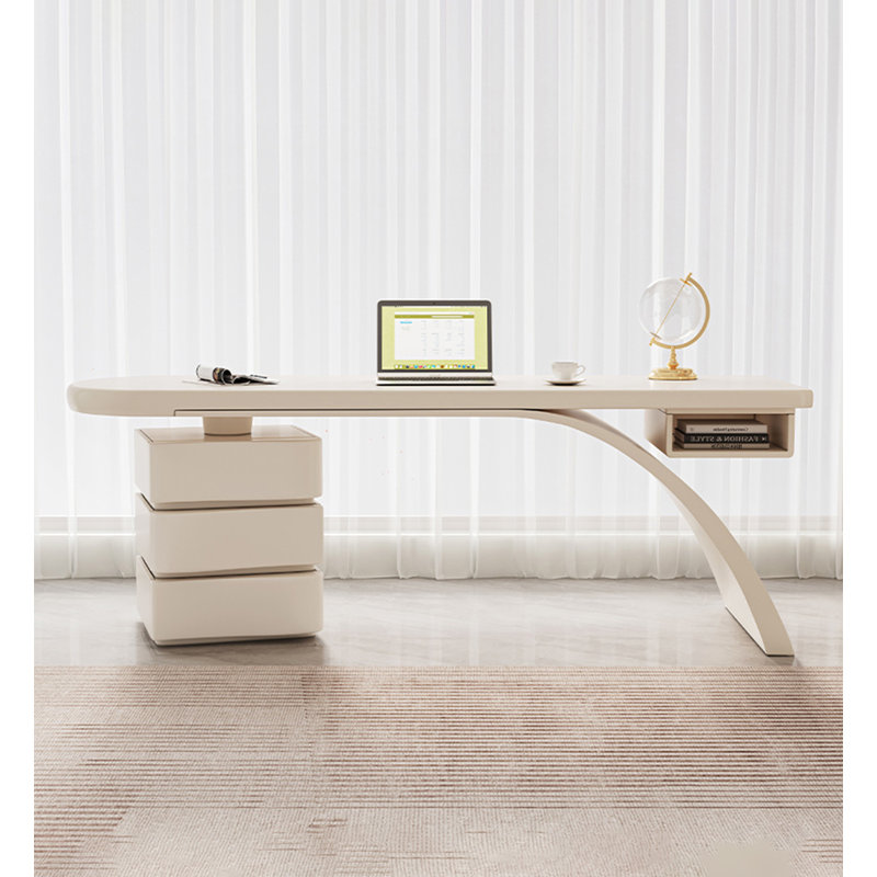 Bureau de luxe avec tiroirs Modern Light, 29.53" H x 62.99" W x 27.56" D