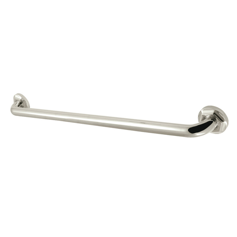 Kingston Brass Metropolitan O.D Grab Bar, Polished Nickel, 2.81" H x 32.81" W x 2.75" D