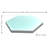 Solid Mixed Aqua Hex 8" x 9" Cement Wall & Floor Tile