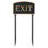 Exit Statement Garden Sign