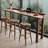 Minimalist Brown Rectangular Solid Wood Bar Counter-299919525