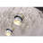 9 - Light K9 Crystal Flush Mount Tiered Chandelier