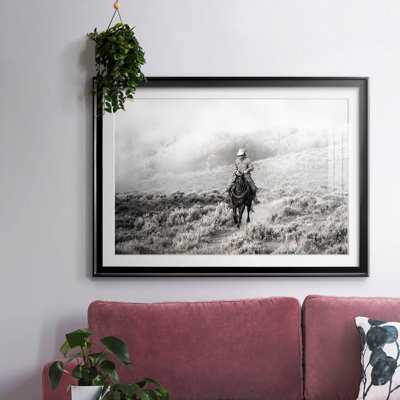 Cowboy, impression sur papier encadrée