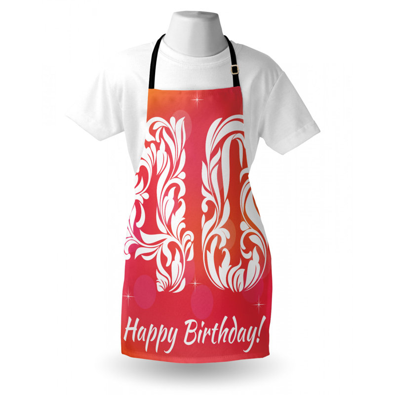 Tablier d’anniversaire 40th