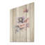 Minimalisme mauve coquelicots beauté - coquelicots, art mural sur bois de pin naturel-278093327