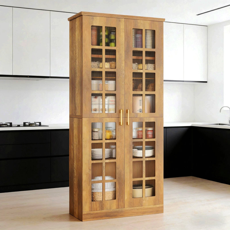 Tall Storage Cabinet,Spacious Kitchen Pantry,Kitchen Cupboard