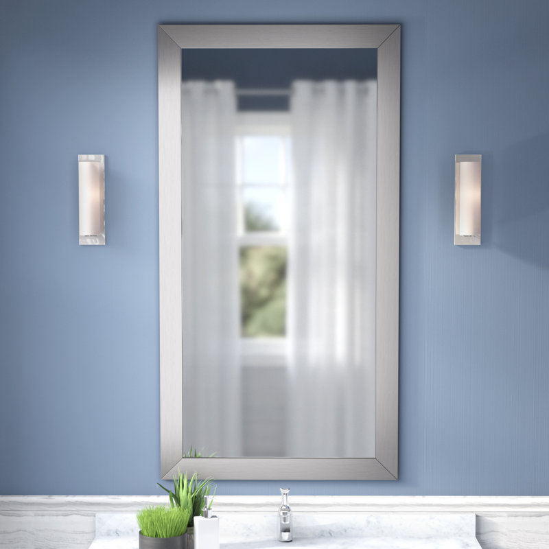 Tieger Mirror, Silver, 31.5" H x 59" W