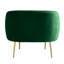 Fauteuil demi-tonneau en velours Priebe-1158912871