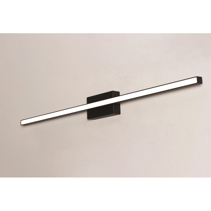 Phaedra Dimmable LED Vanity Light, Black