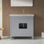 Ensemble de meuble-lavabo autoportant 36 po avec 2 poignées entièrement assemblé