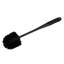 Ensemble de 2 compartiments pour poussoir de toilette et brosse à cuvette Bath Bliss - couleur noire | Outils de nettoyage de salle de bain robustes | Support de rangement peu encombrant