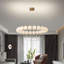 Lustre circulaire blanc