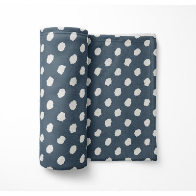 Grunge Dot Velveteen Fleece Blanket