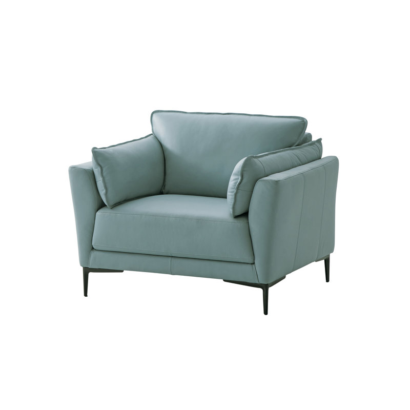Chaise d'appoint Decker avec pieds en métal