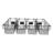 15.74 Countertop 4 Pcs Stackable Vegetable Storage Baskets
