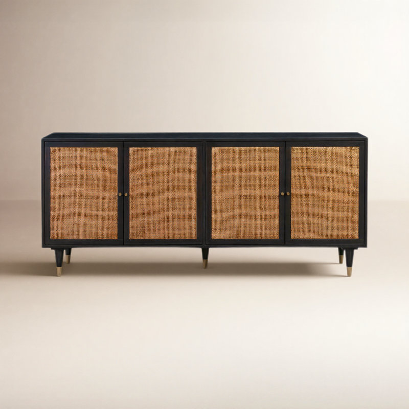 Tawny 72'' Sideboard, Black/Brown