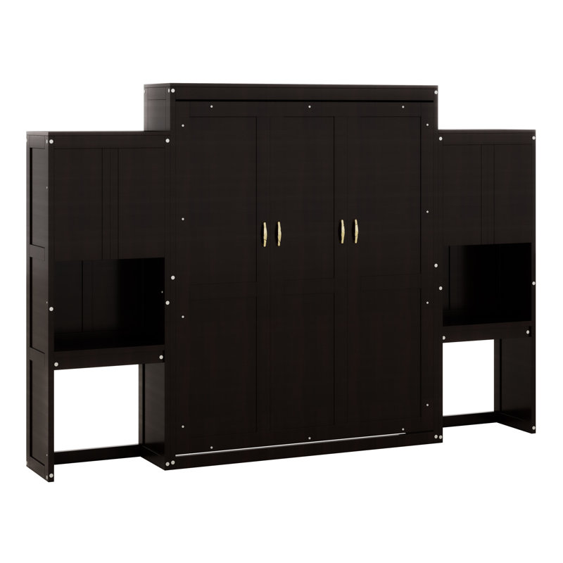 Lit escamotable avec bureau, coiffeuse et armoires Murphy