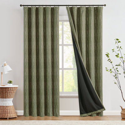 Gudinas Polyester Blackout Curtain Panel