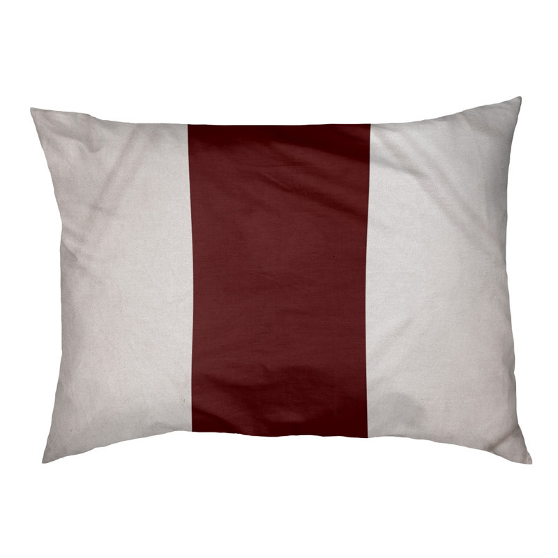 Coussin de lit pour chien Cincinnati, Petit (l 28 po x P 18 po x H 6 po), Orange / blanc / noir