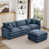 Blue Chenille