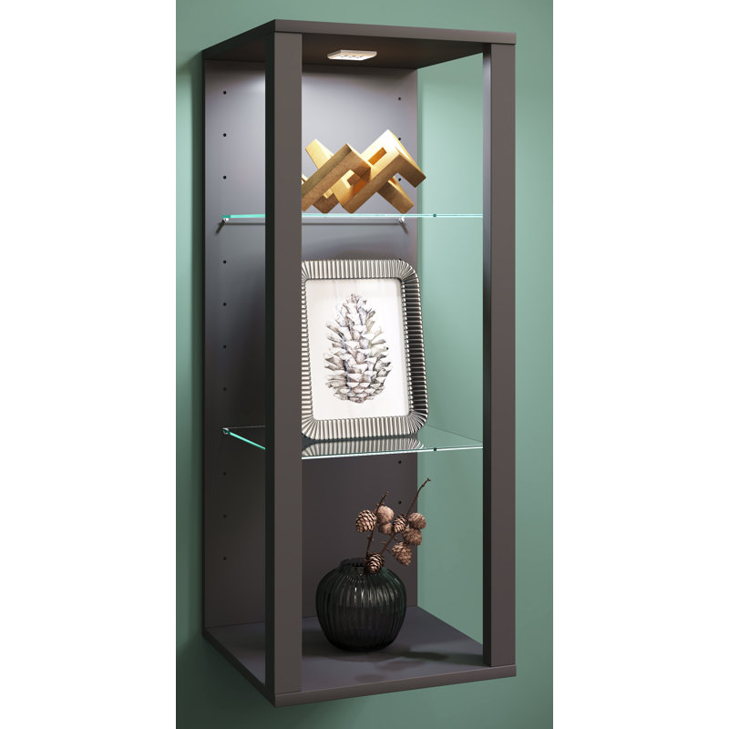 Ceno Display Cabinet, Anthracite