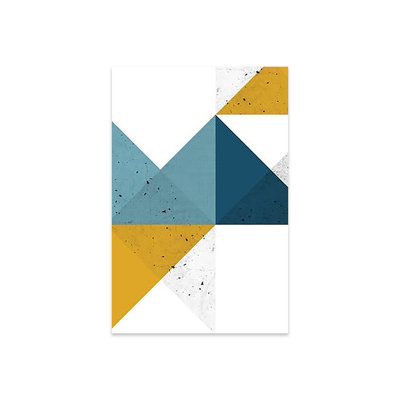 «Geometric XIX» par The Old Art Studio - impression non encadrée
