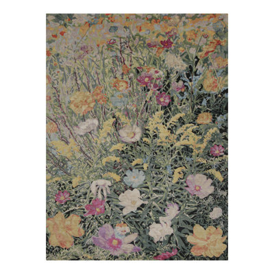 One-of-a-Kind Rectangle 9 X 12 Hand Knotted Area Rug
