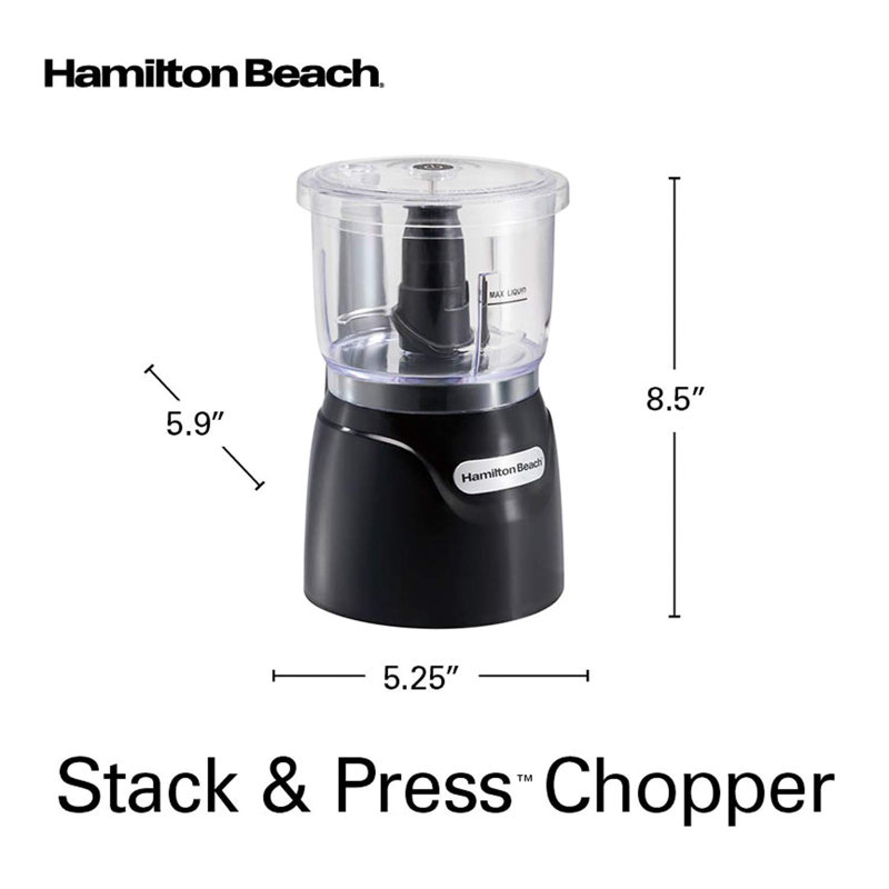 Hamilton Beach® 3 Cup Stack & Press Food Chopper