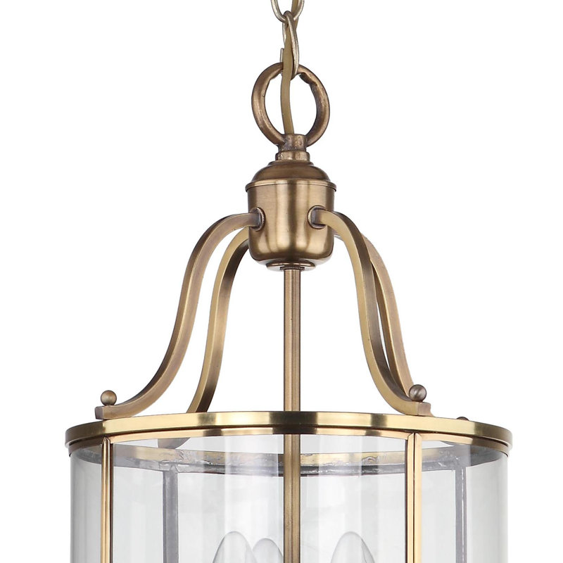 Manus 3 - Light Brass Lantern Pendant