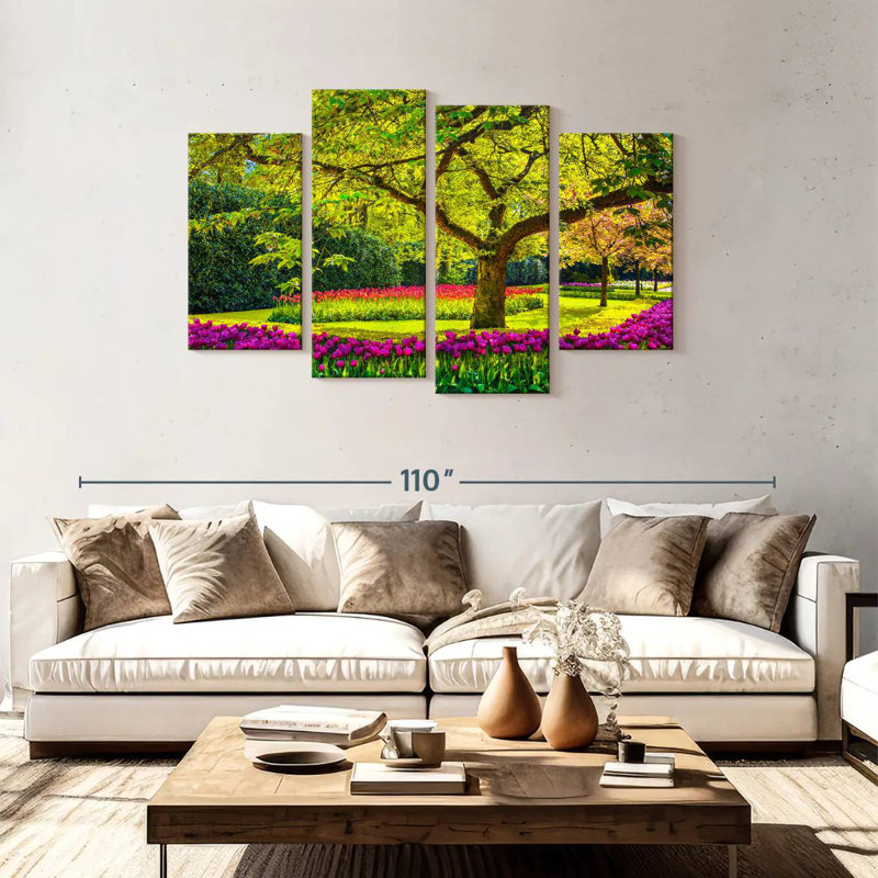 Parc de jardin Sireci Keukenhof, H 48 po x l 75 po