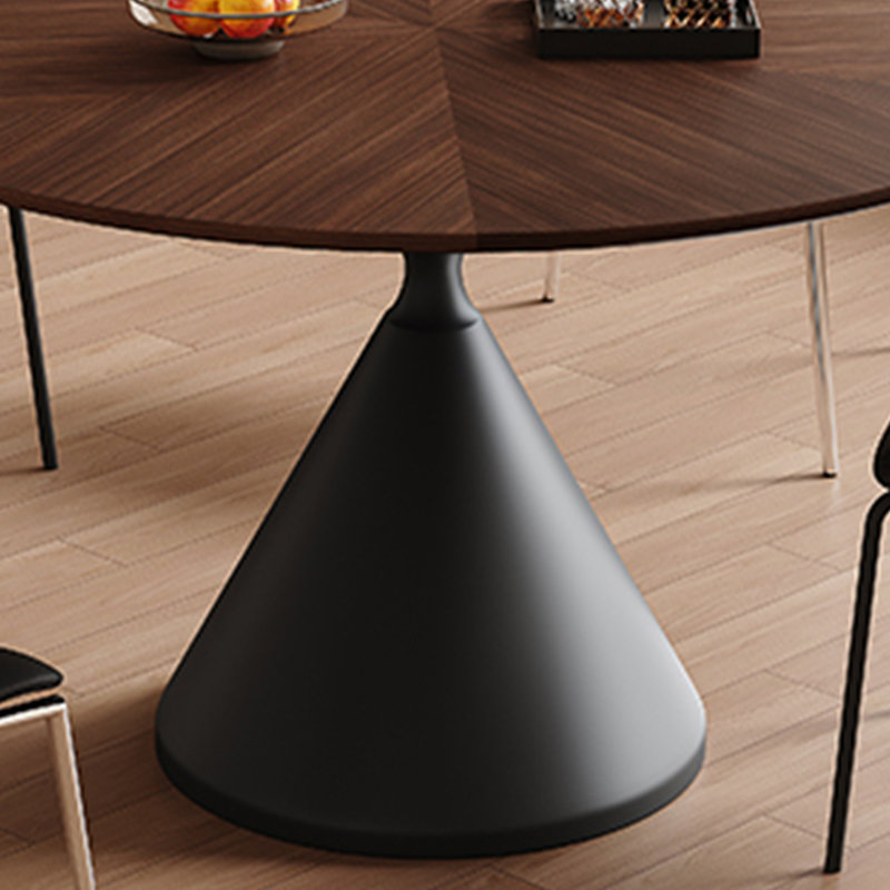 Table de salle à manger de style médiéval moderne, H 29,52 po x L 47,24 po x l 47,24 po