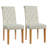 Insha 19.5'' H Tufted Linen Upholstered Parsons Chair-645967278-645967277