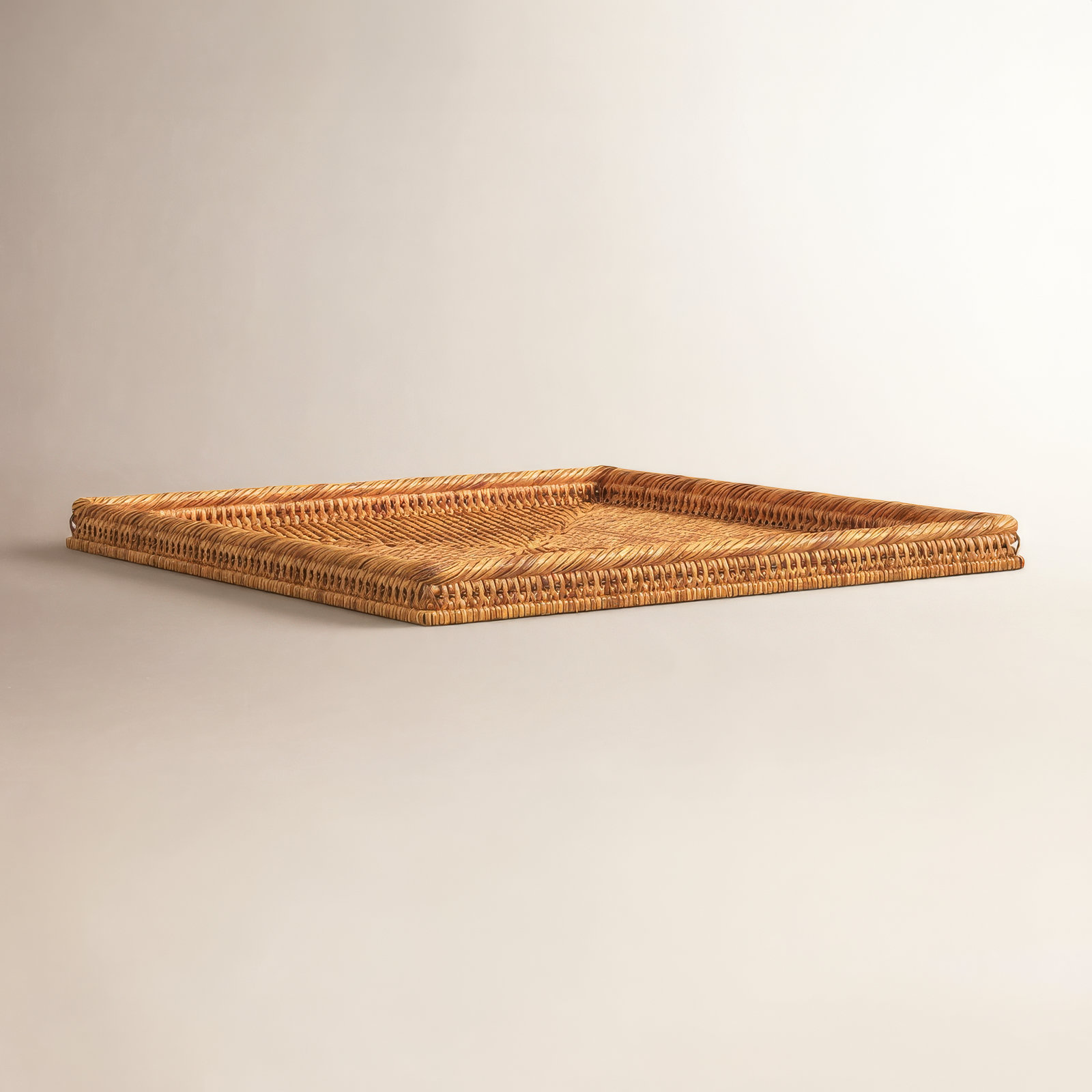 Landers Decorative Tray, Honey Brown