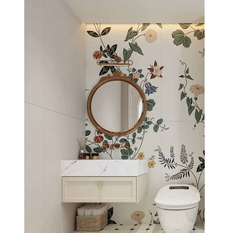 Miroir mural antique antique, Bronze