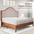 Farmhouse Solid Wood Bed Frame-982084941-982084938