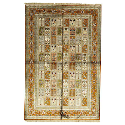 Viscose Oriental Indoor Rug