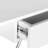 Izear Metal Base Writing Desk