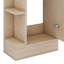 18.6" Bathroom Vanity With Sink, Bathroom Vanity Cabinet With Two-Tier Shelf-1676682798