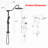 Shower Set - 10Inch Overhead Shower And Hand Shower, Round Shower Set, Dual Shower Heads-113480784