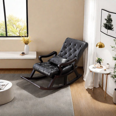 Solid Wood Chair with High Resilience Foam
