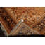 Tapis traditionnel soyeux caramel en laine noué à la main 9 pi 9 po x 13 pi 9 po