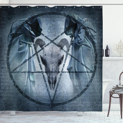Shower Curtain with Hooks Included
