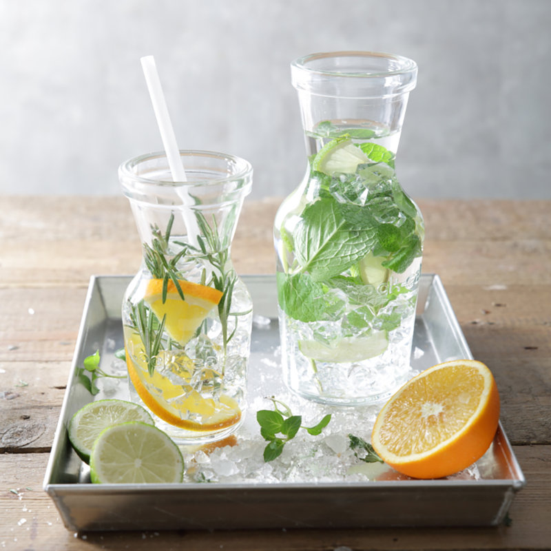 Lock-Eat Juice Jar (Set of 6), 8.2" H x 2.8" W x 2.8" D
