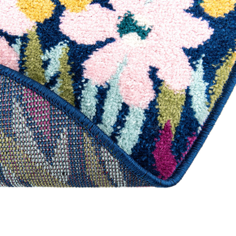 Holle Floral Indoor Rug, Round 3'3"