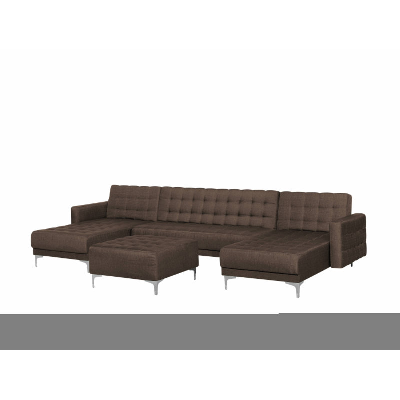 Finnegan 5 Seater Sofa Bed, Brown