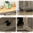 Gray Sideboard - Solid Wood Countertop, 3 Drawers, Doors, Adjustable Shelf A Must-Have For Kitchen Storage Of Plates, Pots, Pans, Utensils, Napkins Modern Unit Gray, Fits Your Requirements With