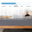Surmatelas à double couche 4 pouces Macdougal, y compris surmatelas en mousse viscoélastique gélifiée 2 po + housse de matelas matelassé 2 po-1537499044-1540004021
