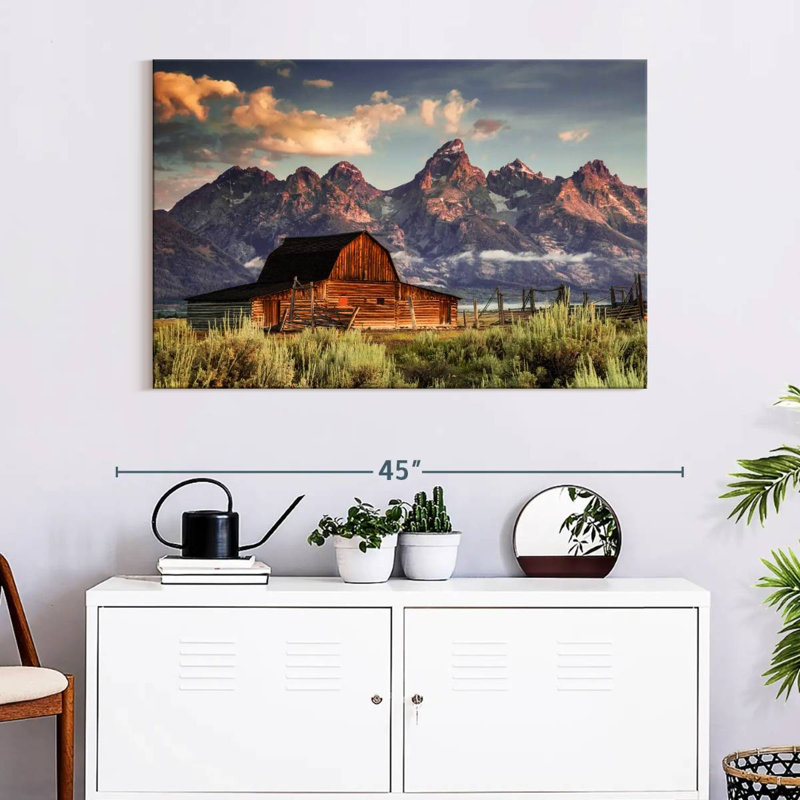 Lilie Barn At Teton, H 26 po x l 39 po