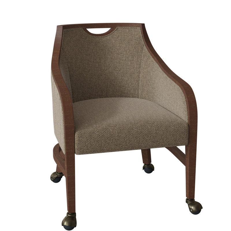 Anthony 24" W Armchair, Walnut, 9508 Sand Olefin