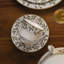 Ensemble de 4 tasses de 8 oz Noritake Holly & Berry Gold